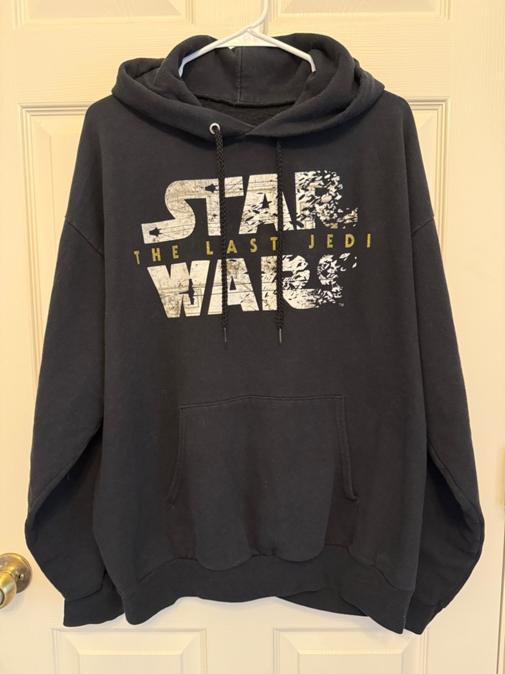 XL Star Wars THE LAST JEDI Black Disney Parks Graphic Hoodie